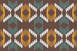 patrón sin costuras de fondo tribal de diamantes ikat. étnico geométrico batik ikkat vector digital diseño textil para estampados tela sari mogol cepillo símbolo franjas textura kurti kurtis kurtas