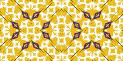 ikat floral tribal cruz de patrones sin fisuras. étnico geométrico batik ikkat vector digital diseño textil para estampados tela sari mughal cepillo símbolo franjas textura kurti kurtis kurtas