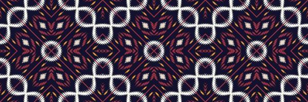 Batik Textile ikat vector seamless pattern digital vector design for Print saree Kurti Borneo Fabric border brush symbols swatches stylish