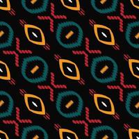 Batik Textile Motif ikat seamless pattern digital vector design for Print saree Kurti Borneo Fabric border brush symbols swatches designer