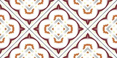 Ikat diamond tribal cross Seamless Pattern. Ethnic Geometric Batik Ikkat Digital vector textile Design for Prints Fabric saree Mughal brush symbol Swaths texture Kurti Kurtis Kurtas