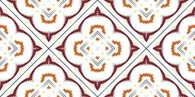 Ikat diamond tribal cross Seamless Pattern. Ethnic Geometric Batik Ikkat Digital vector textile Design for Prints Fabric saree Mughal brush symbol Swaths texture Kurti Kurtis Kurtas