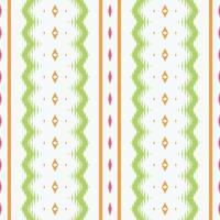estampados étnicos ikat batik textil patrón sin costuras diseño vectorial digital para impresión saree kurti borneo borde de tela símbolos de pincel muestras ropa de fiesta vector