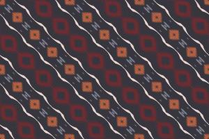 batik motivo textil ikat diamante patrón sin costuras diseño vectorial digital para imprimir saree kurti borde de tela símbolos de pincel muestras diseñador vector