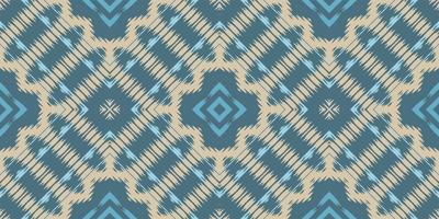 Motif ikat floral batik textile seamless pattern digital vector design for Print saree Kurti Borneo Fabric border brush symbols swatches designer