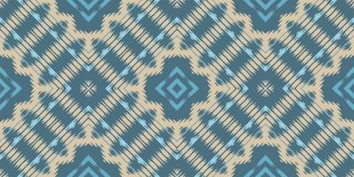 Motif ikat floral batik textile seamless pattern digital vector design for Print saree Kurti Borneo Fabric border brush symbols swatches designer