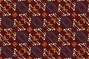 Batik Textile Ethnic ikat texture seamless pattern digital vector design for Print saree Kurti Borneo Fabric border brush symbols swatches designer