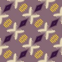 Batik Textile ikat stripes seamless pattern digital vector design for Print saree Kurti Borneo Fabric border brush symbols swatches designer