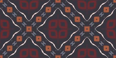 ikat diseña patrones sin fisuras de colores tribales. étnico geométrico ikkat batik vector digital diseño textil para estampados tela sari mughal cepillo símbolo franjas textura kurti kurtis kurtas