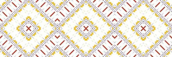 Batik Textile ikat flowers seamless pattern digital vector design for Print saree Kurti Borneo Fabric border brush symbols swatches designer