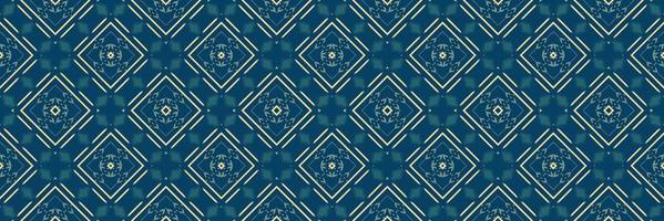 Batik Textile ikat flower seamless pattern digital vector design for Print saree Kurti Borneo Fabric border brush symbols swatches designer