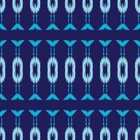 patrón sin costuras de arte tribal de tela ikat. étnico geométrico batik ikkat vector digital diseño textil para estampados tela sari mogol cepillo símbolo franjas textura kurti kurtis kurtas