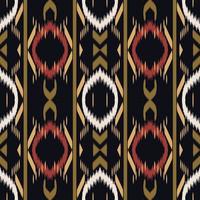 ikat diseña patrones sin fisuras de fondo tribal. étnico geométrico batik ikkat vector digital diseño textil para estampados tela sari mughal cepillo símbolo franjas textura kurti kurtis kurtas