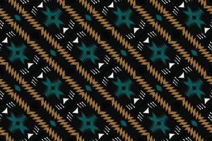 Ikat print tribal art Geometric Traditional ethnic oriental design for the background. Folk embroidery, Indian, Scandinavian, Gypsy, Mexican, African rug, wallpaper. vector