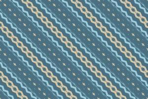 Batik Textile Ikkat or ikat stripes seamless pattern digital vector design for Print saree Kurti Borneo Fabric border brush symbols swatches party wear