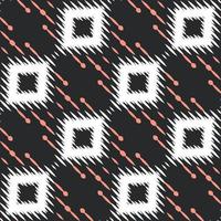 Ikat diamond tribal chevron Seamless Pattern. Ethnic Geometric Ikkat Batik Digital vector textile Design for Prints Fabric saree Mughal brush symbol Swaths texture Kurti Kurtis Kurtas
