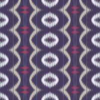 ikat floral batik textil patrón sin costuras diseño vectorial digital para imprimir saree kurti borneo borde de tela símbolos de pincel muestras de algodón vector