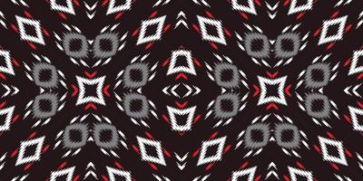Ikat dots tribal abstract Seamless Pattern. Ethnic Geometric Ikkat Batik Digital vector textile Design for Prints Fabric saree Mughal brush symbol Swaths texture Kurti Kurtis Kurtas