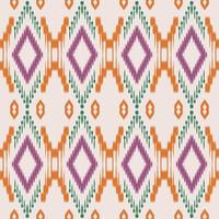 Ikat stripe tribal color Seamless Pattern. Ethnic Geometric Ikkat Batik Digital vector textile Design for Prints Fabric saree Mughal brush symbol Swaths texture Kurti Kurtis Kurtas