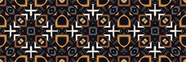 Batik Textile Ethnic ikat print seamless pattern digital vector design for Print saree Kurti Borneo Fabric border brush symbols swatches designer