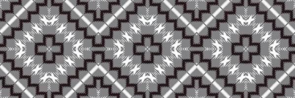 Batik Textile African ikat seamless pattern digital vector design for Print saree Kurti Borneo Fabric border brush symbols swatches stylish