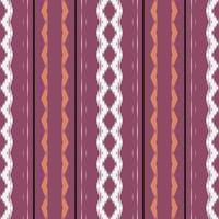 ikkat o ikat stripe batik textil patrón sin costuras diseño vectorial digital para imprimir saree kurti borneo borde de tela símbolos de pincel muestras con estilo vector