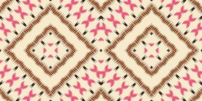 Batik Textile ikat vector seamless pattern digital vector design for Print saree Kurti Borneo Fabric border brush symbols swatches designer