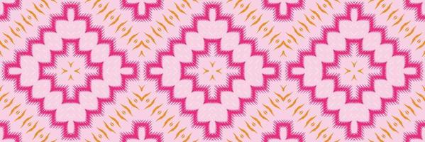 Batik Textile Motif ikat seamless pattern digital vector design for Print saree Kurti Borneo Fabric border brush symbols swatches party wear