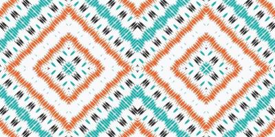 batik textil ikat triángulo patrón sin costuras diseño de vector digital para imprimir saree kurti borneo borde de tela símbolos de pincel muestras diseñador