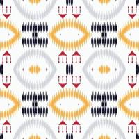 Ikat dots tribal color Seamless Pattern. Ethnic Geometric Batik Ikkat Digital vector textile Design for Prints Fabric saree Mughal brush symbol Swaths texture Kurti Kurtis Kurtas