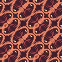 motivo textil batik ikat patrón floral sin costuras diseño vectorial digital para imprimir saree kurti borde de tela símbolos de pincel muestras ropa de fiesta vector