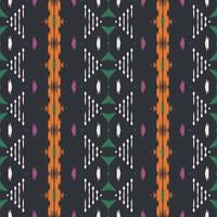 Motif ikat print batik textile seamless pattern digital vector design for Print saree Kurti Borneo Fabric border brush symbols swatches designer