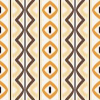 ikat textura batik textil patrón sin costuras diseño vectorial digital para imprimir saree kurti borde de tela símbolos de pincel muestras de algodón vector