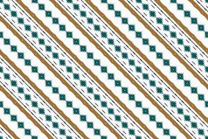 batik textil ikkat o ikat textura patrón sin costuras diseño vectorial digital para imprimir saree kurti borneo borde de tela símbolos de pincel muestras de algodón vector