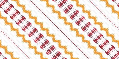 diseño ikat batik textil patrón sin costuras diseño vectorial digital para imprimir saree kurti borneo borde de tela símbolos de pincel muestras con estilo vector
