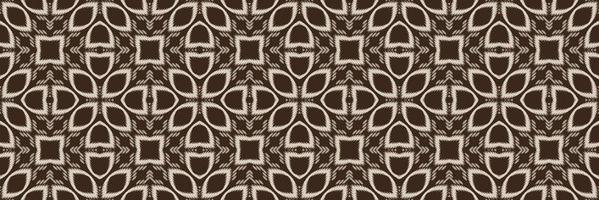 Batik Textile Ikkat or ikat prints seamless pattern digital vector design for Print saree Kurti Borneo Fabric border brush symbols swatches designer