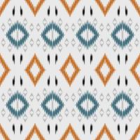Ethnic ikat triangle batik textile seamless pattern digital vector design for Print saree Kurti Borneo Fabric border brush symbols swatches designer