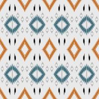 Ethnic ikat triangle batik textile seamless pattern digital vector design for Print saree Kurti Borneo Fabric border brush symbols swatches designer