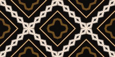 Motif ikat flower batik textile seamless pattern digital vector design for Print saree Kurti Borneo Fabric border brush symbols swatches stylish