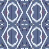 Ikat flower tribal Africa Seamless Pattern. Ethnic Geometric Batik Ikkat Digital vector textile Design for Prints Fabric saree Mughal brush symbol Swaths texture Kurti Kurtis Kurtas