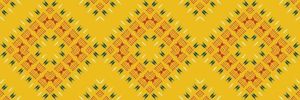 batik textil ikat marco de patrones sin fisuras diseño vectorial digital para imprimir saree kurti borneo borde de tela símbolos de pincel muestras con estilo vector