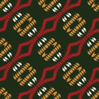 Batik Textile Motif ikat chevron seamless pattern digital vector design for Print saree Kurti Borneo Fabric border brush symbols swatches cotton