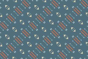 Ikat diamond tribal color Seamless Pattern. Ethnic Geometric Batik Ikkat Digital vector textile Design for Prints Fabric saree Mughal brush symbol Swaths texture Kurti Kurtis Kurtas