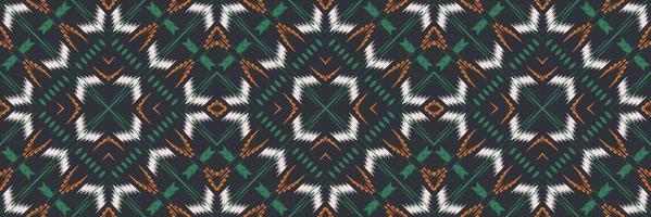 motivo textil batik ikat imprime patrón sin costuras diseño de vector digital para imprimir saree kurti borneo borde de tela símbolos de pincel muestras diseñador