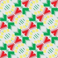Batik Textile ikat print seamless pattern digital vector design for Print saree Kurti Borneo Fabric border brush symbols swatches stylish