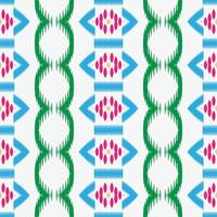 ikat chevron batik textil patrón sin costuras diseño vectorial digital para imprimir saree kurti borde de tela símbolos de pincel muestras diseñador vector