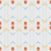 Motif ikat print seamless pattern digital vector design for Print saree Kurti Borneo Fabric border brush symbols swatches party wear