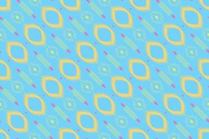 Ikat designs tribal color Seamless Pattern. Ethnic Geometric Ikkat Batik Digital vector textile Design for Prints Fabric saree Mughal brush symbol Swaths texture Kurti Kurtis Kurtas