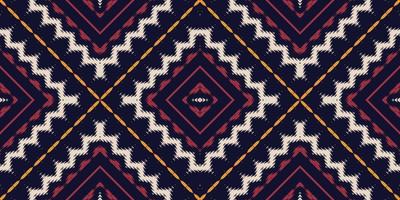 Ikkat or ikat damask batik textile seamless pattern digital vector design for Print saree Kurti Borneo Fabric border brush symbols swatches designer