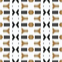 ikat diamante batik textil patrón sin costuras diseño vectorial digital para imprimir saree kurti borneo borde de tela símbolos de pincel muestras con estilo vector